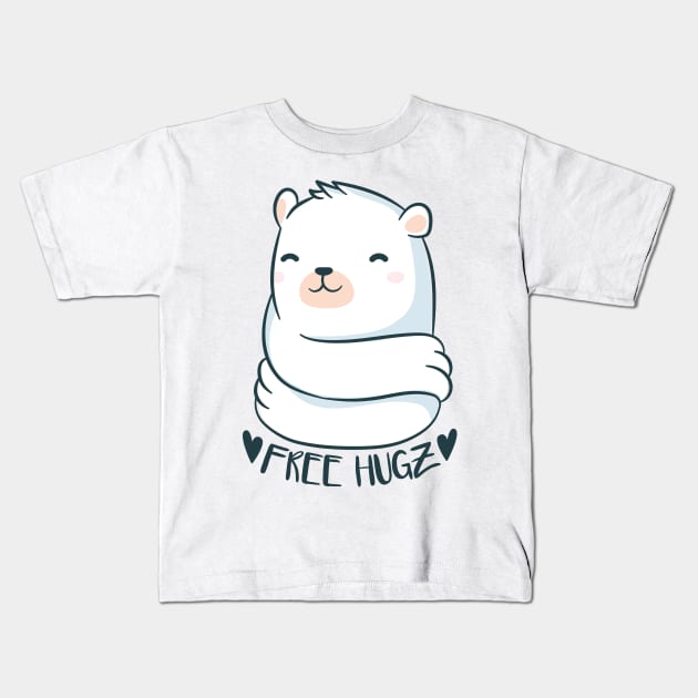 Free hugs Kids T-Shirt by LR_Collections